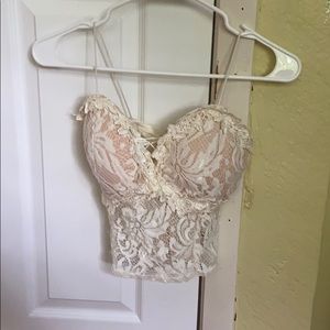 Lace crop top